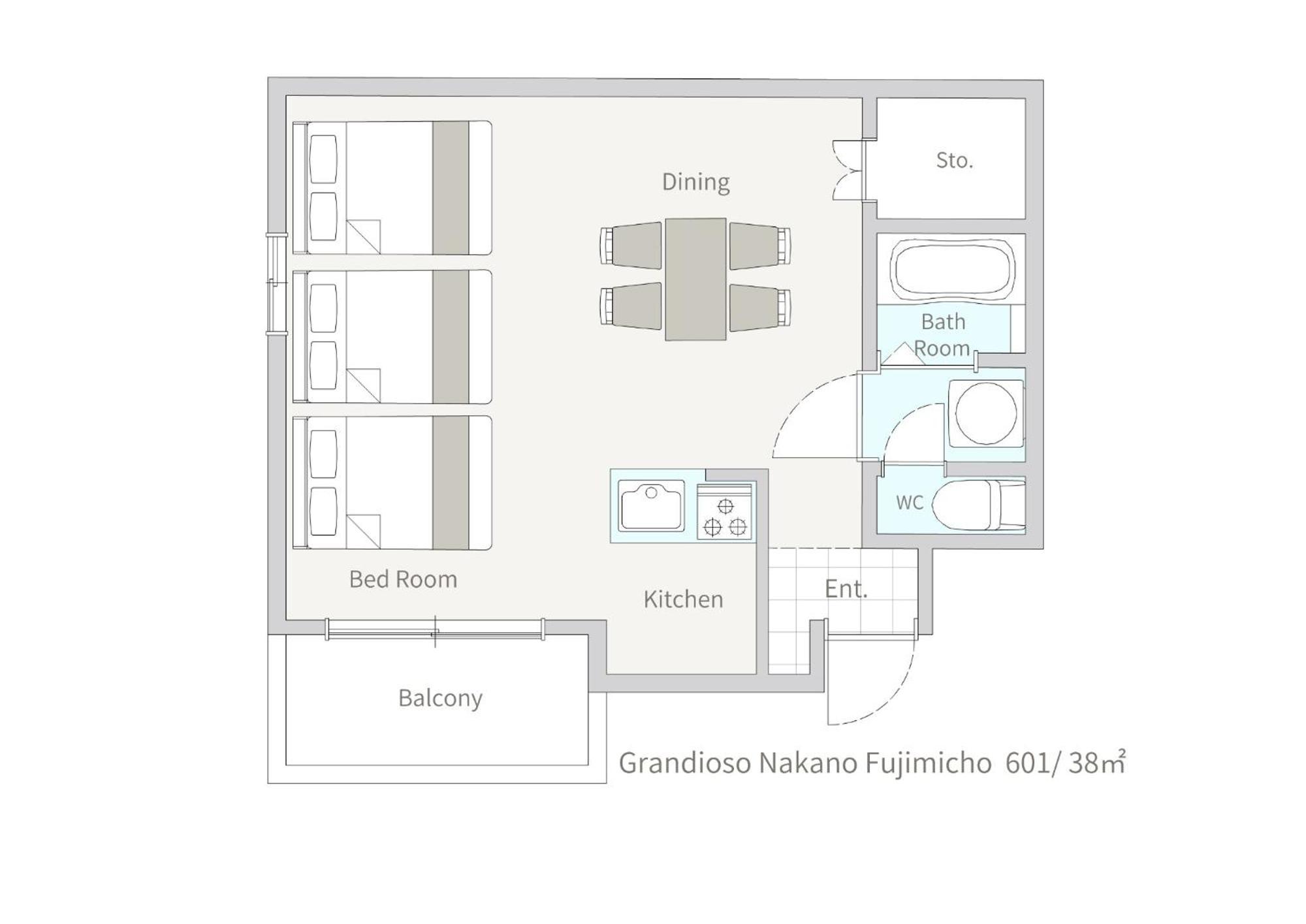 Green House Nakano Fujimicho - Vacation Stay 65976V Prefektura Tokio Exteriér fotografie